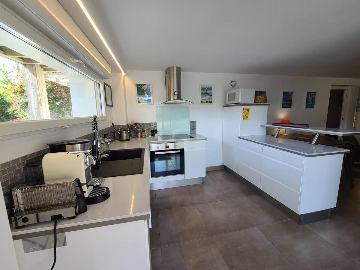 Appartement Moderne Avec Terrasse - Proche Mer Agon-Coutainville Eksteriør bilde